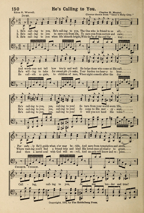 Kingdom Songs: for use in the Sunday School, the young people