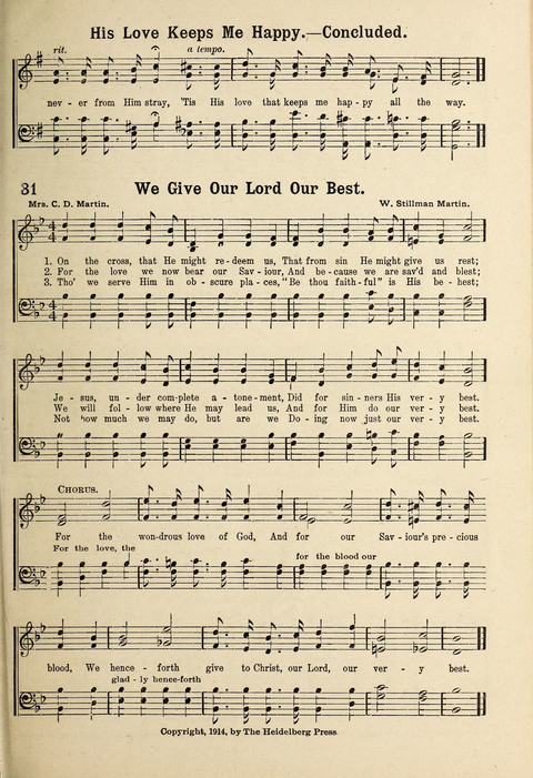 Kingdom Songs: for use in the Sunday School, the young people