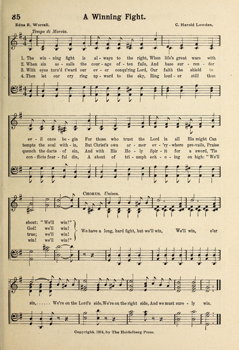 Kingdom Songs: for use in the Sunday School, the young people