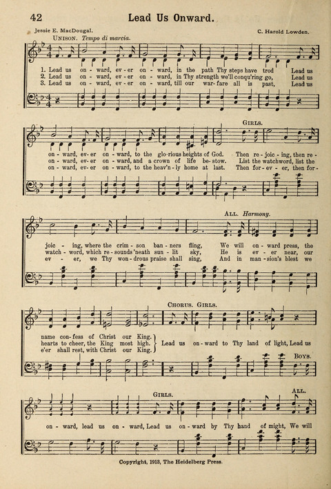 Kingdom Songs: for use in the Sunday School, the young people