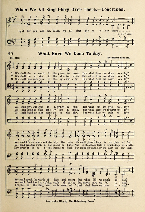 Kingdom Songs: for use in the Sunday School, the young people