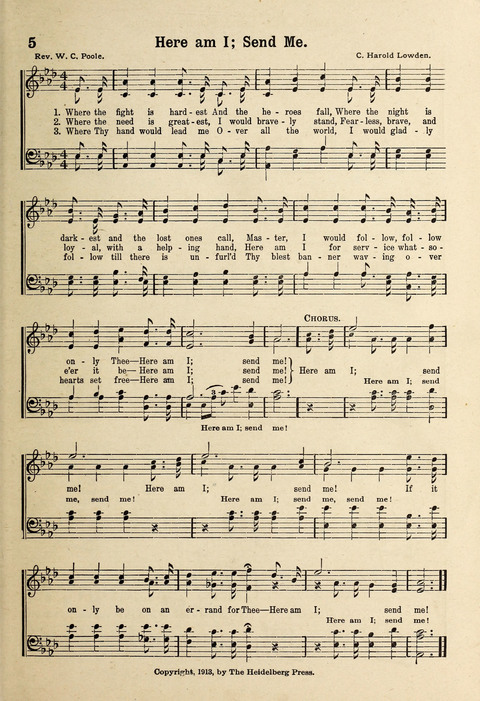 Kingdom Songs: for use in the Sunday School, the young people