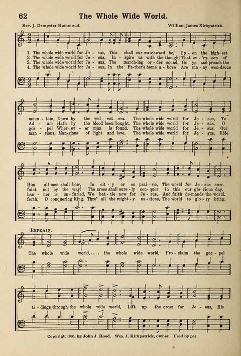 Kingdom Songs: for use in the Sunday School, the young people