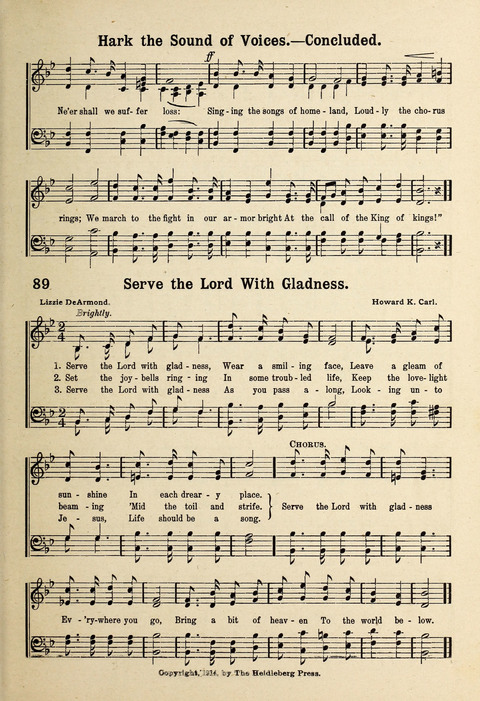 Kingdom Songs: for use in the Sunday School, the young people