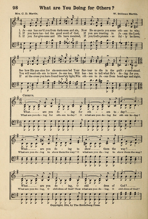 Kingdom Songs: for use in the Sunday School, the young people