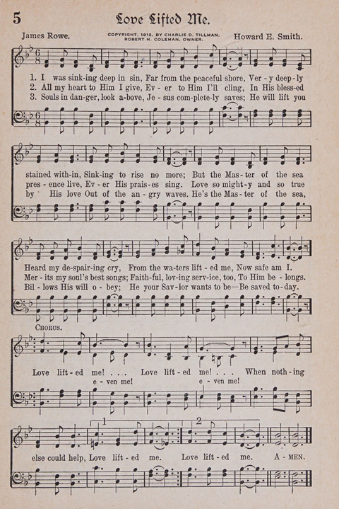 Kingdom Songs: the choicest hymns and gospel songs for all the earth, for general us in church services, Sunday schools, and young people meetings page 10