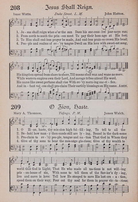 Kingdom Songs: the choicest hymns and gospel songs for all the earth, for general us in church services, Sunday schools, and young people meetings page 207