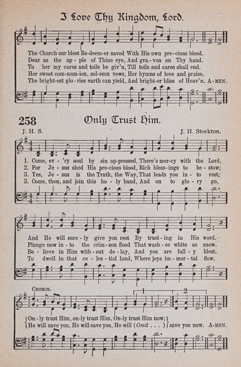 Kingdom Songs: the choicest hymns and gospel songs for all the earth, for general us in church services, Sunday schools, and young people meetings page 240