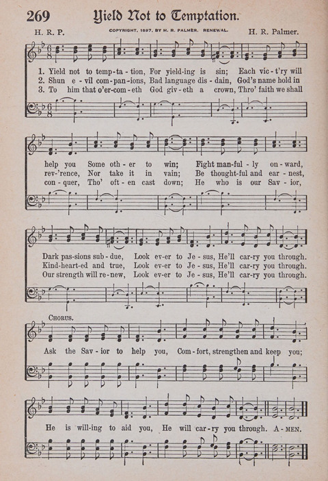 Kingdom Songs: the choicest hymns and gospel songs for all the earth, for general us in church services, Sunday schools, and young people meetings page 249