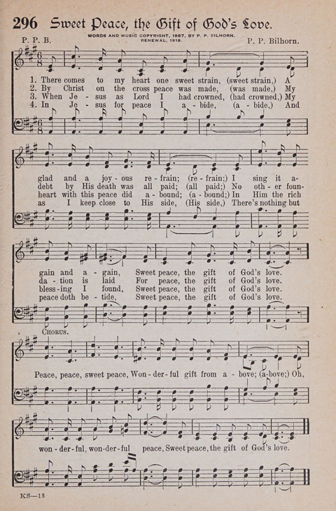 Kingdom Songs: the choicest hymns and gospel songs for all the earth, for general us in church services, Sunday schools, and young people meetings page 276