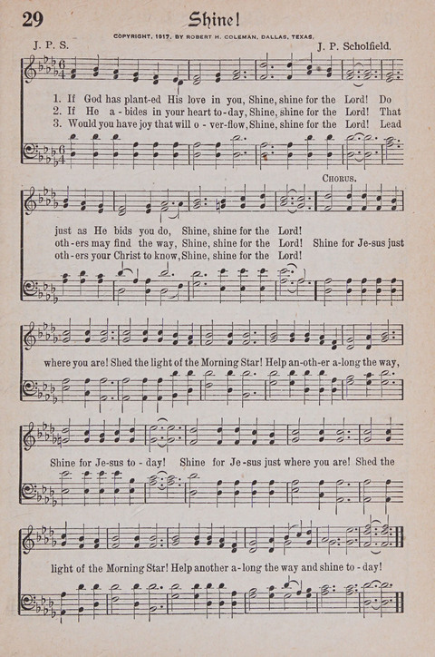 Kingdom Songs: the choicest hymns and gospel songs for all the earth, for general us in church services, Sunday schools, and young people meetings page 34