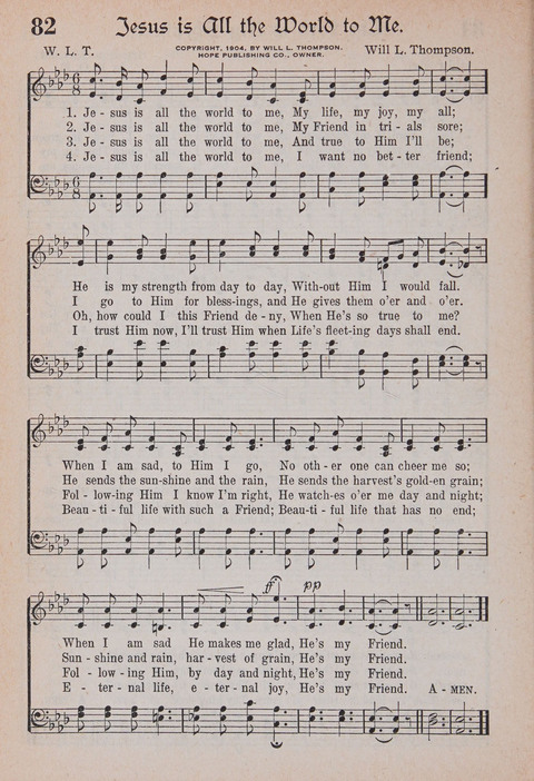 Kingdom Songs: the choicest hymns and gospel songs for all the earth, for general us in church services, Sunday schools, and young people meetings page 87