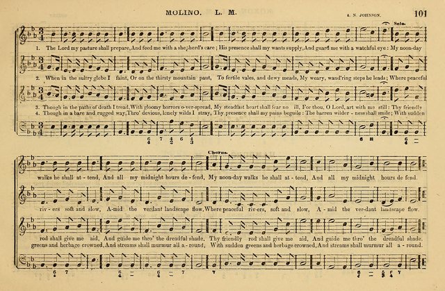 The Key-Stone Collection of Church Music: a complete collection of hymn tunes, anthems, psalms, chants, & c. to which is added the physiological system for training choirs and teaching singing schools page 101