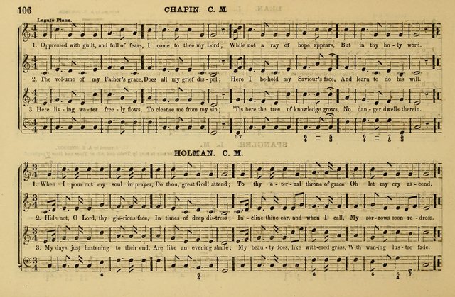 The Key-Stone Collection of Church Music: a complete collection of hymn tunes, anthems, psalms, chants, & c. to which is added the physiological system for training choirs and teaching singing schools page 106