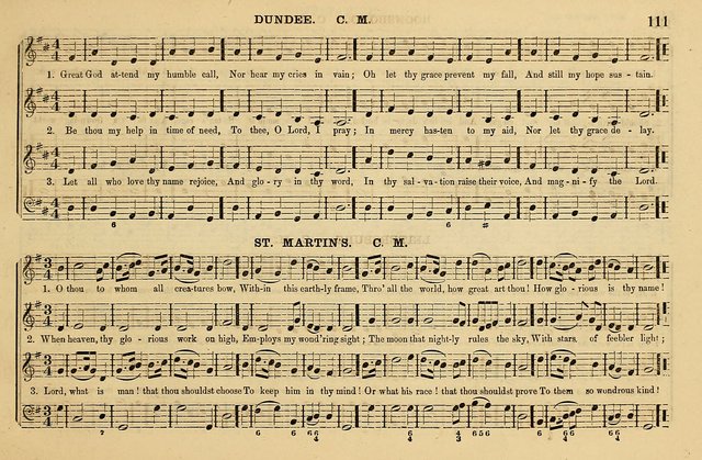 The Key-Stone Collection of Church Music: a complete collection of hymn tunes, anthems, psalms, chants, & c. to which is added the physiological system for training choirs and teaching singing schools page 111