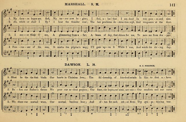 The Key-Stone Collection of Church Music: a complete collection of hymn tunes, anthems, psalms, chants, & c. to which is added the physiological system for training choirs and teaching singing schools page 141