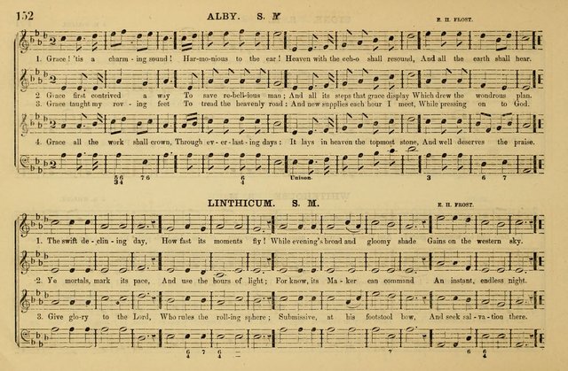 The Key-Stone Collection of Church Music: a complete collection of hymn tunes, anthems, psalms, chants, & c. to which is added the physiological system for training choirs and teaching singing schools page 152