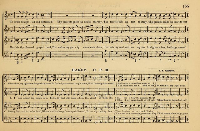 The Key-Stone Collection of Church Music: a complete collection of hymn tunes, anthems, psalms, chants, & c. to which is added the physiological system for training choirs and teaching singing schools page 155