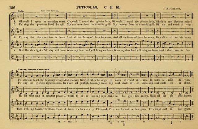 The Key-Stone Collection of Church Music: a complete collection of hymn tunes, anthems, psalms, chants, & c. to which is added the physiological system for training choirs and teaching singing schools page 156