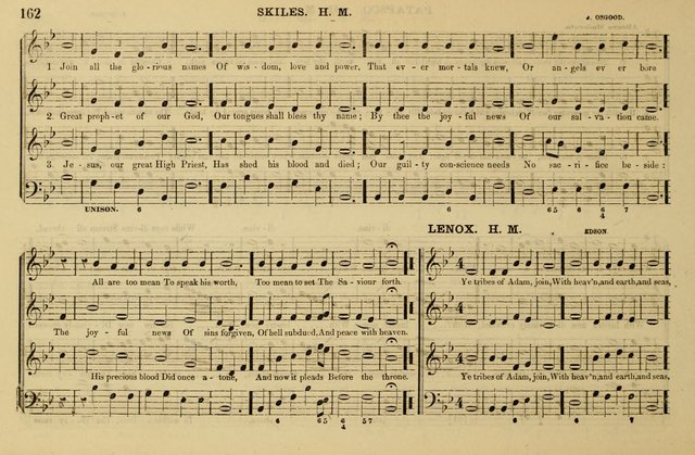 The Key-Stone Collection of Church Music: a complete collection of hymn tunes, anthems, psalms, chants, & c. to which is added the physiological system for training choirs and teaching singing schools page 162