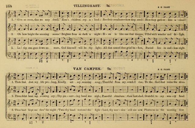 The Key-Stone Collection of Church Music: a complete collection of hymn tunes, anthems, psalms, chants, & c. to which is added the physiological system for training choirs and teaching singing schools page 168