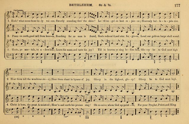 The Key-Stone Collection of Church Music: a complete collection of hymn tunes, anthems, psalms, chants, & c. to which is added the physiological system for training choirs and teaching singing schools page 177