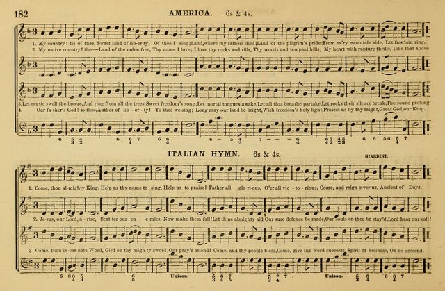 The Key-Stone Collection of Church Music: a complete collection of hymn tunes, anthems, psalms, chants, & c. to which is added the physiological system for training choirs and teaching singing schools page 182