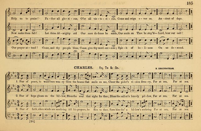 The Key-Stone Collection of Church Music: a complete collection of hymn tunes, anthems, psalms, chants, & c. to which is added the physiological system for training choirs and teaching singing schools page 185