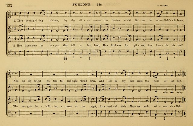 The Key-Stone Collection of Church Music: a complete collection of hymn tunes, anthems, psalms, chants, & c. to which is added the physiological system for training choirs and teaching singing schools page 192