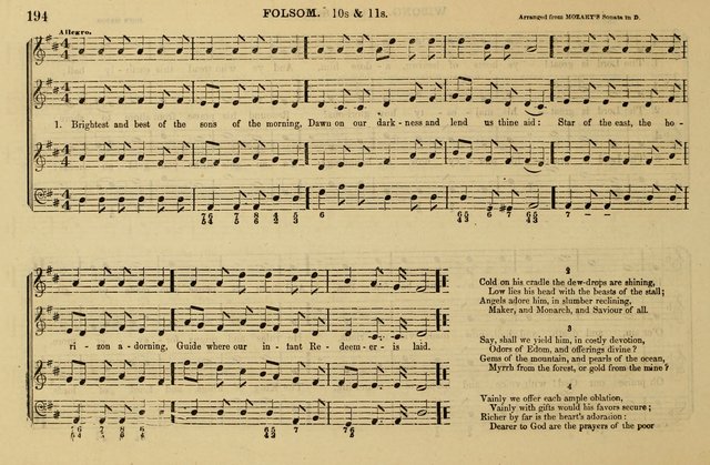 The Key-Stone Collection of Church Music: a complete collection of hymn tunes, anthems, psalms, chants, & c. to which is added the physiological system for training choirs and teaching singing schools page 194