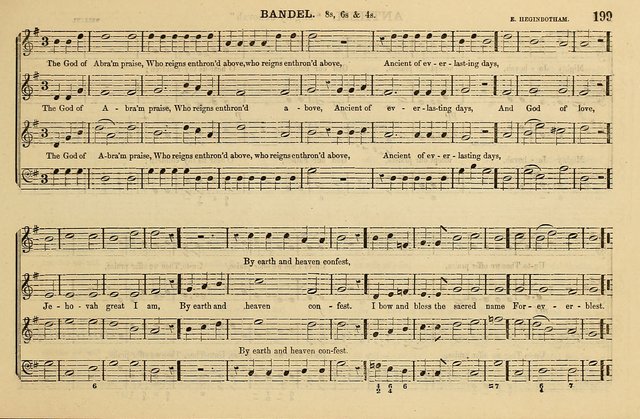 The Key-Stone Collection of Church Music: a complete collection of hymn tunes, anthems, psalms, chants, & c. to which is added the physiological system for training choirs and teaching singing schools page 199