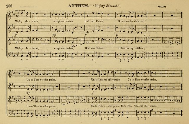 The Key-Stone Collection of Church Music: a complete collection of hymn tunes, anthems, psalms, chants, & c. to which is added the physiological system for training choirs and teaching singing schools page 200