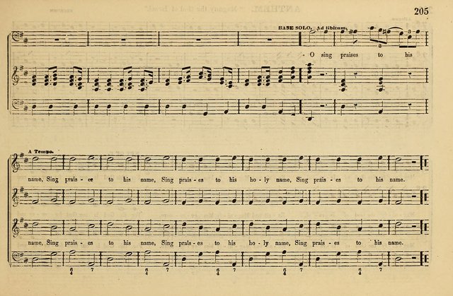 The Key-Stone Collection of Church Music: a complete collection of hymn tunes, anthems, psalms, chants, & c. to which is added the physiological system for training choirs and teaching singing schools page 205