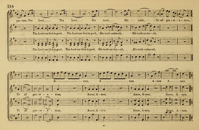 The Key-Stone Collection of Church Music: a complete collection of hymn tunes, anthems, psalms, chants, & c. to which is added the physiological system for training choirs and teaching singing schools page 214