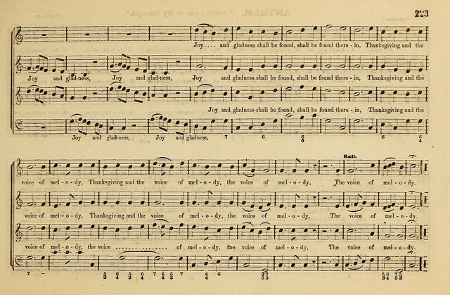 The Key-Stone Collection of Church Music: a complete collection of hymn tunes, anthems, psalms, chants, & c. to which is added the physiological system for training choirs and teaching singing schools page 223