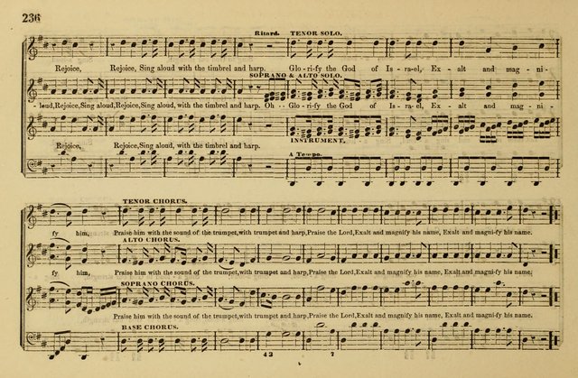 The Key-Stone Collection of Church Music: a complete collection of hymn tunes, anthems, psalms, chants, & c. to which is added the physiological system for training choirs and teaching singing schools page 236