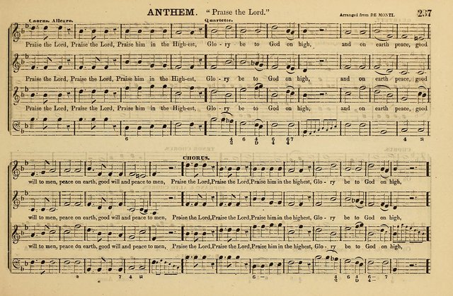 The Key-Stone Collection of Church Music: a complete collection of hymn tunes, anthems, psalms, chants, & c. to which is added the physiological system for training choirs and teaching singing schools page 237