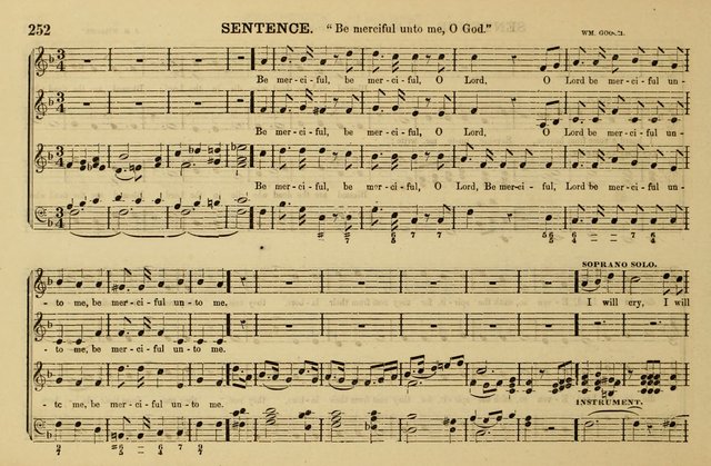 The Key-Stone Collection of Church Music: a complete collection of hymn tunes, anthems, psalms, chants, & c. to which is added the physiological system for training choirs and teaching singing schools page 252