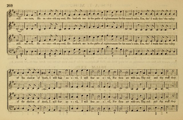 The Key-Stone Collection of Church Music: a complete collection of hymn tunes, anthems, psalms, chants, & c. to which is added the physiological system for training choirs and teaching singing schools page 260