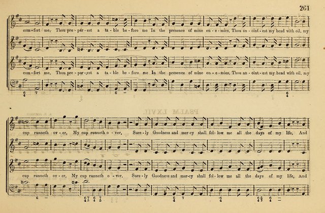 The Key-Stone Collection of Church Music: a complete collection of hymn tunes, anthems, psalms, chants, & c. to which is added the physiological system for training choirs and teaching singing schools page 261