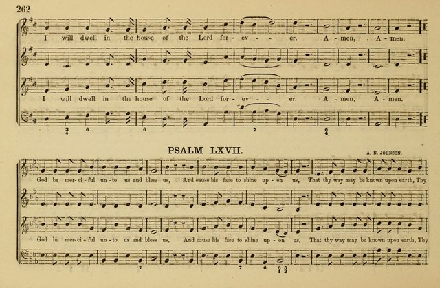 The Key-Stone Collection of Church Music: a complete collection of hymn tunes, anthems, psalms, chants, & c. to which is added the physiological system for training choirs and teaching singing schools page 262