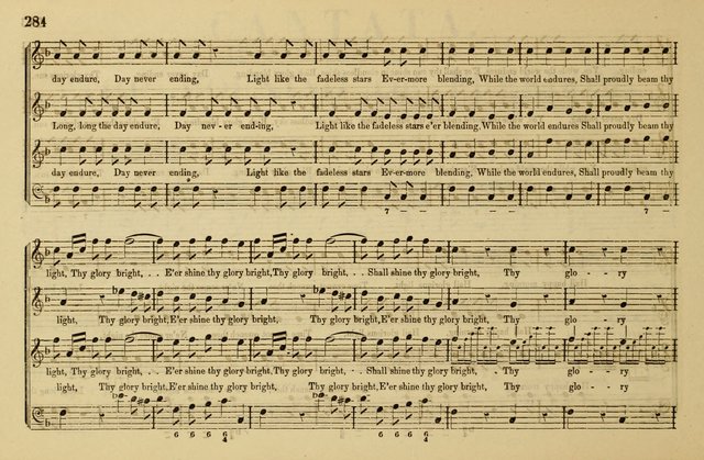 The Key-Stone Collection of Church Music: a complete collection of hymn tunes, anthems, psalms, chants, & c. to which is added the physiological system for training choirs and teaching singing schools page 284