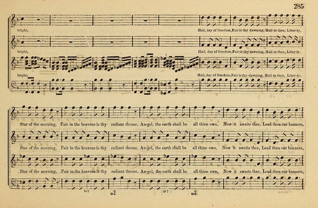 The Key-Stone Collection of Church Music: a complete collection of hymn tunes, anthems, psalms, chants, & c. to which is added the physiological system for training choirs and teaching singing schools page 285