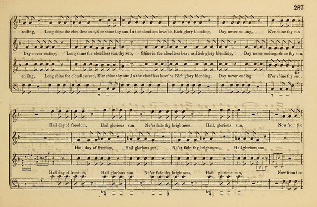 The Key-Stone Collection of Church Music: a complete collection of hymn tunes, anthems, psalms, chants, & c. to which is added the physiological system for training choirs and teaching singing schools page 287