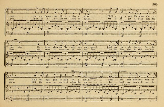 The Key-Stone Collection of Church Music: a complete collection of hymn tunes, anthems, psalms, chants, & c. to which is added the physiological system for training choirs and teaching singing schools page 309