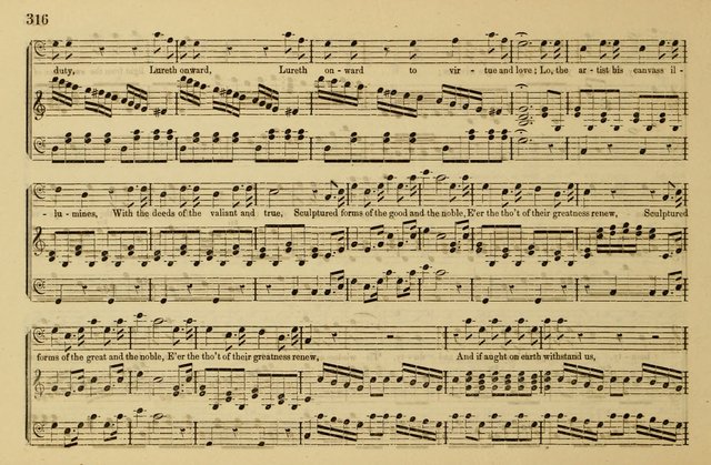 The Key-Stone Collection of Church Music: a complete collection of hymn tunes, anthems, psalms, chants, & c. to which is added the physiological system for training choirs and teaching singing schools page 316