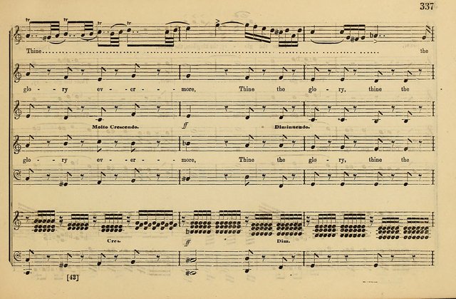 The Key-Stone Collection of Church Music: a complete collection of hymn tunes, anthems, psalms, chants, & c. to which is added the physiological system for training choirs and teaching singing schools page 337