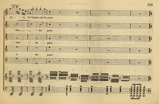 The Key-Stone Collection of Church Music: a complete collection of hymn tunes, anthems, psalms, chants, & c. to which is added the physiological system for training choirs and teaching singing schools page 339