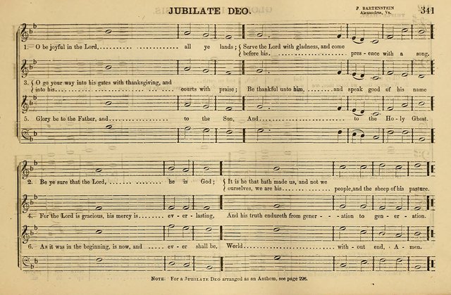 The Key-Stone Collection of Church Music: a complete collection of hymn tunes, anthems, psalms, chants, & c. to which is added the physiological system for training choirs and teaching singing schools page 341