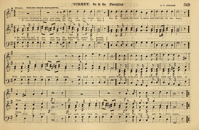 The Key-Stone Collection of Church Music: a complete collection of hymn tunes, anthems, psalms, chants, & c. to which is added the physiological system for training choirs and teaching singing schools page 349